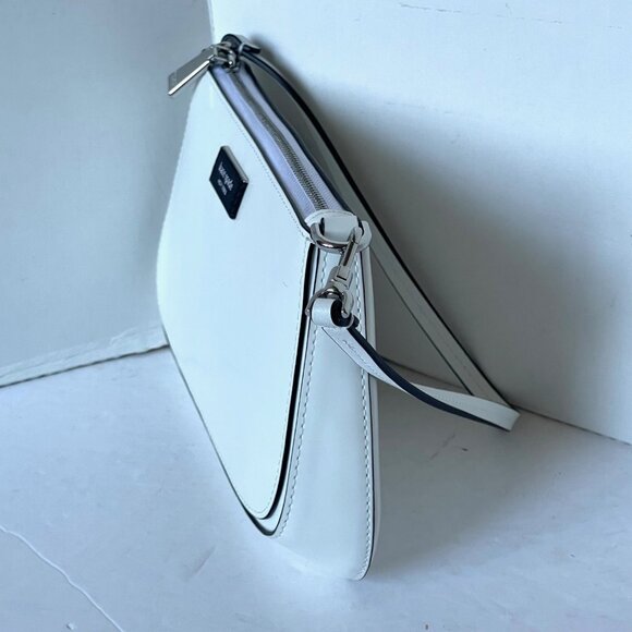 Kate Spade Sam Icon Mini Shoulder Bag White Leather - Picture 11 of 15